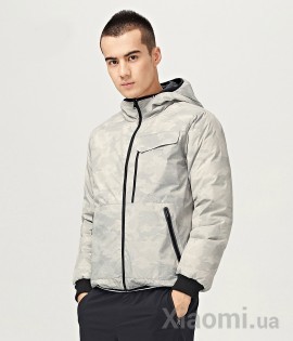 Куртка Xiaomi Uleemark double-sided wear men's down jacket White-Black M